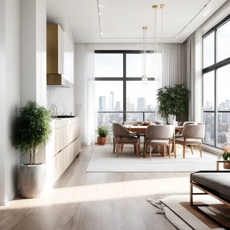 Luxuriöses Wohnzimmer eines Apartments in Zürich