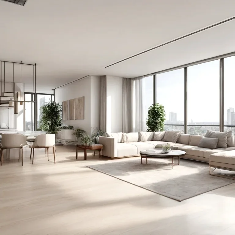 Innenraum eines hochwertigen Apartments in Zürich
